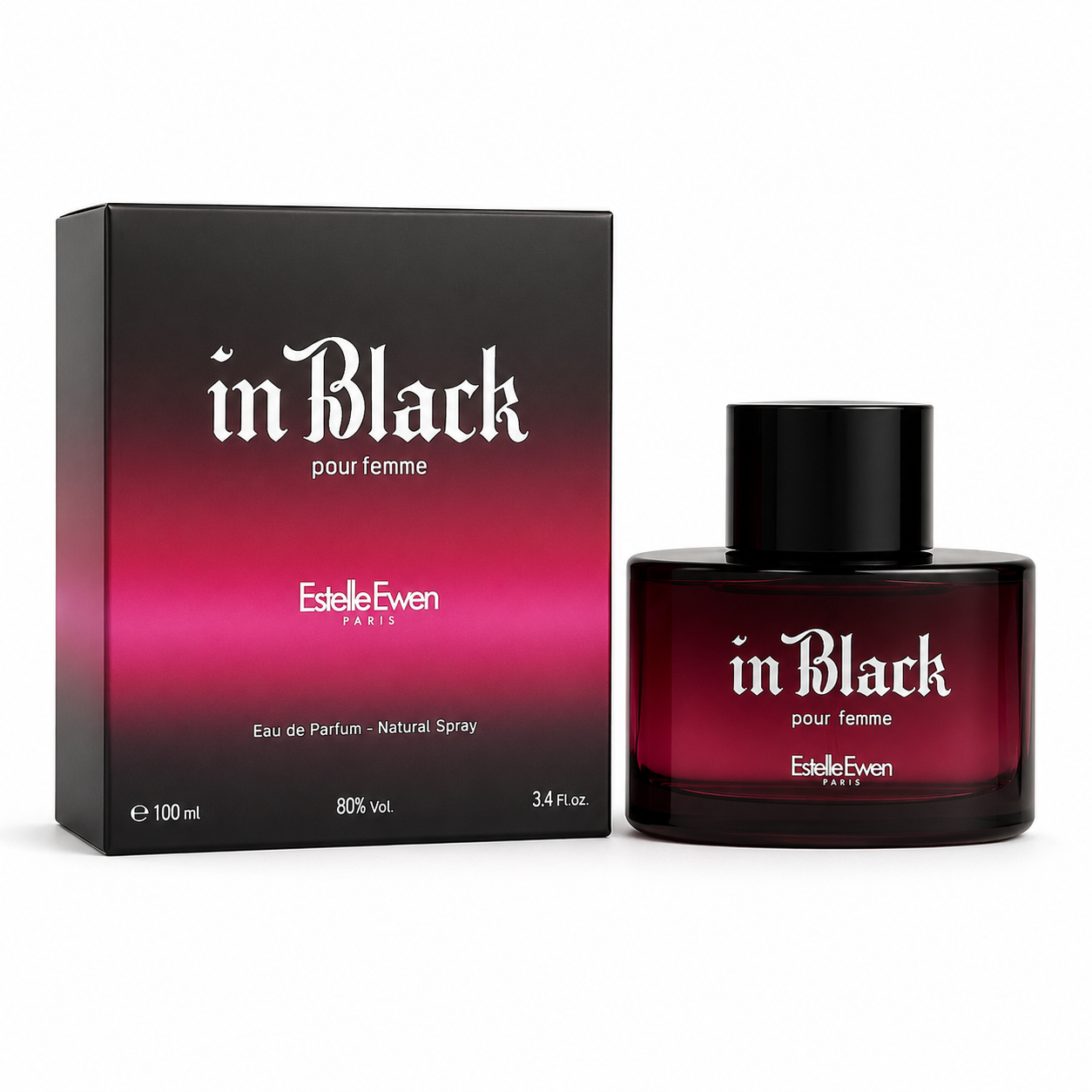 In Black by Estelle Ewen 3.4 Oz Eau De Parfum Spray for Women