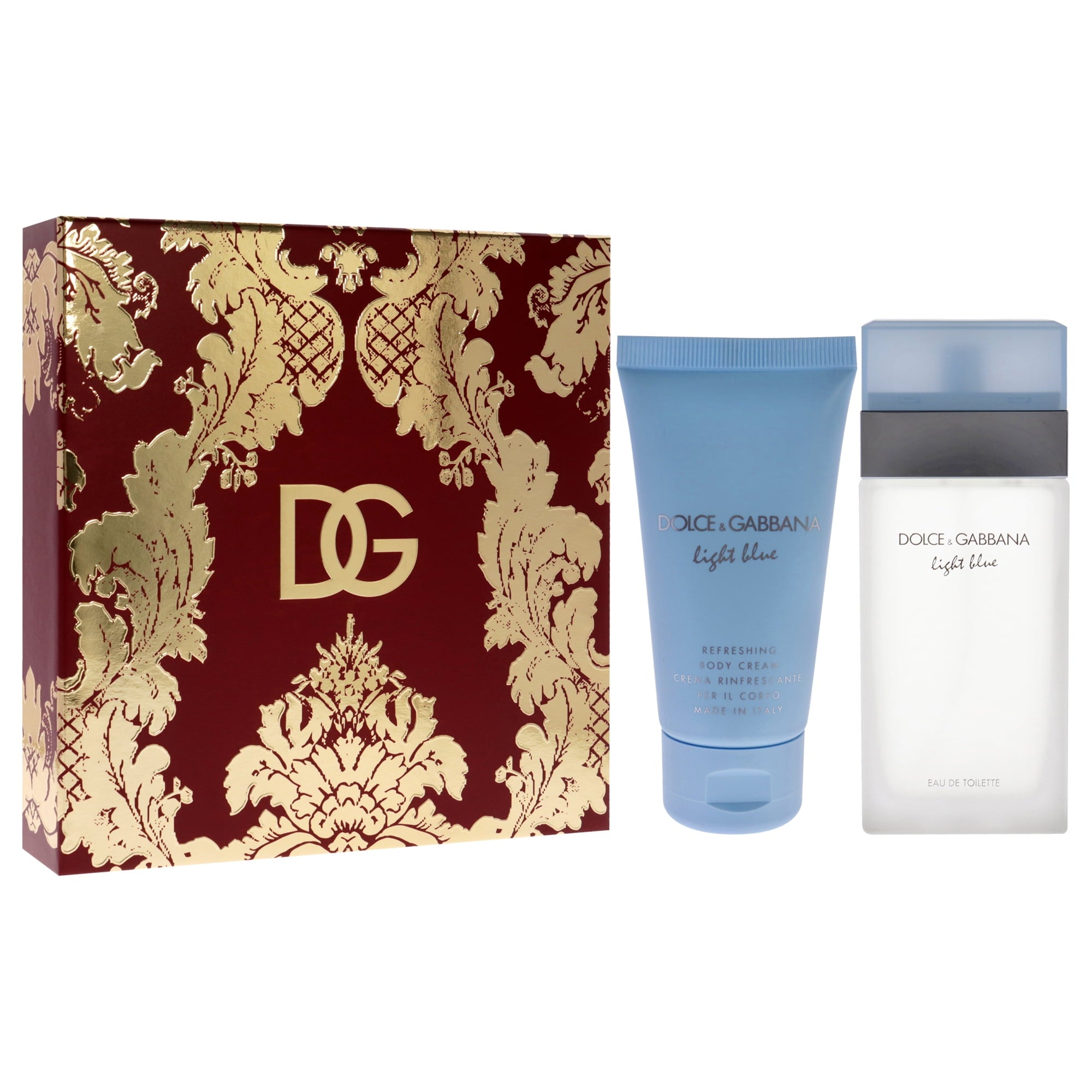 Dolce & Gabbana Light Blue 2Pcset 3.4 Oz Eau De Toilette Spray / 1.7 Oz Bl By Dolce & Gabbana For Women