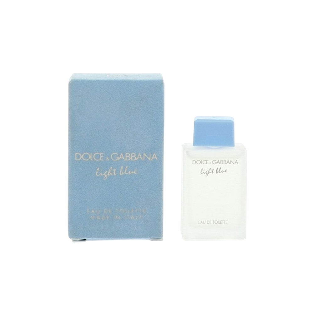 D&G Light Blue by Dolce & Gabbana 0.15 Oz Eau De Toilette Splash Mini for Women