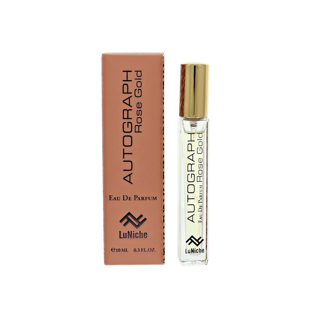 Autograph Rose Gold by Luniche 0.3 Oz Eau De Parfum Mini for Men