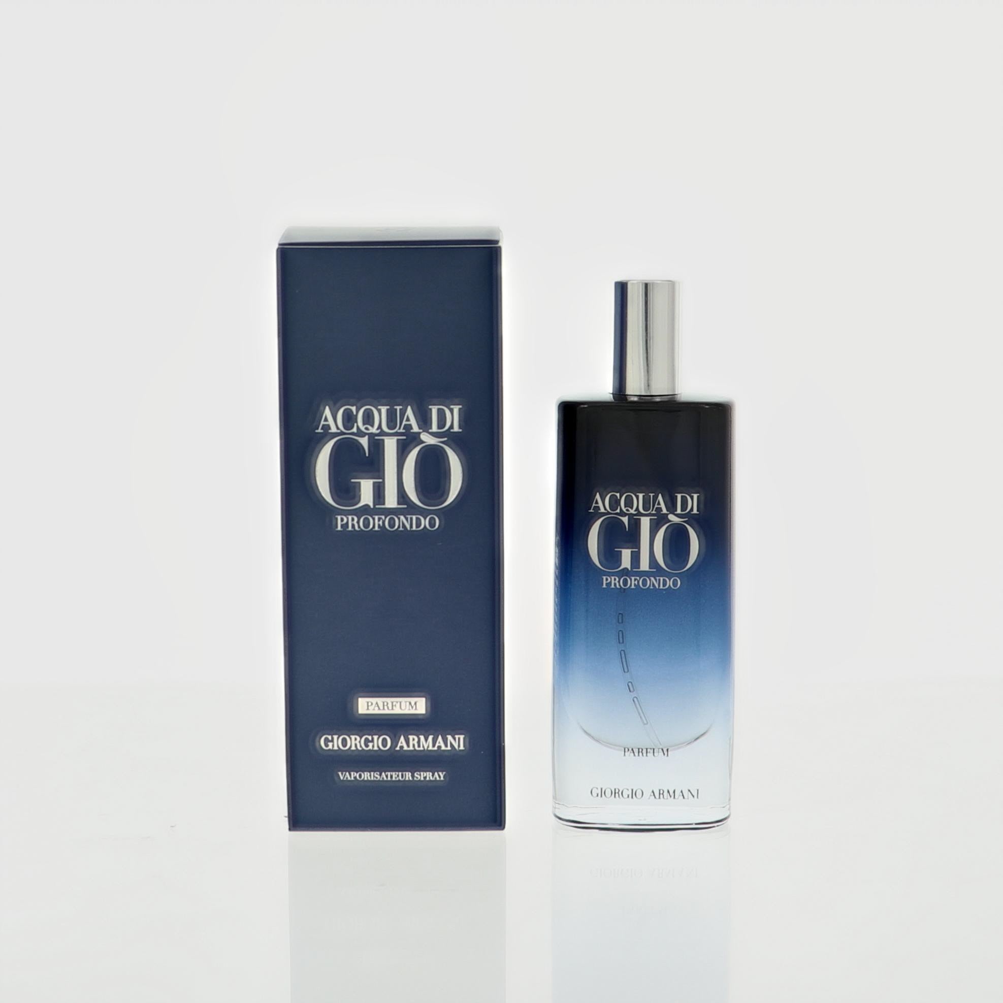 Acqua Di Gio Profondo By Giorgio Armani Cologne 0.5 Oz Parfum Spray For Men - Mini