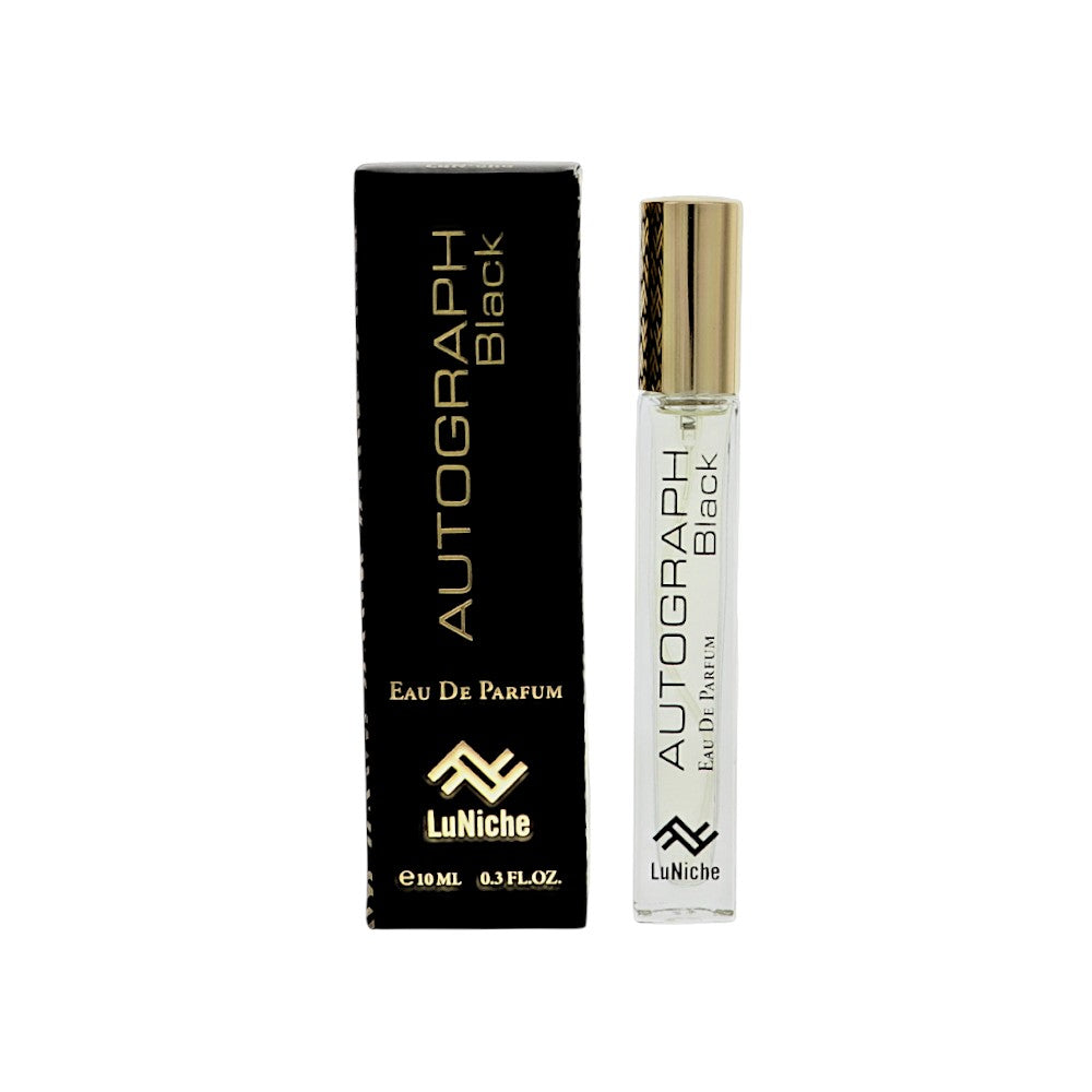 Autograph Black by Luniche 0.3 Oz Eau De Parfum Spray Mini for Men
