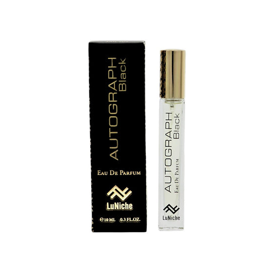 Autograph Black by Luniche 0.3 Oz Eau De Parfum Spray Mini for Men