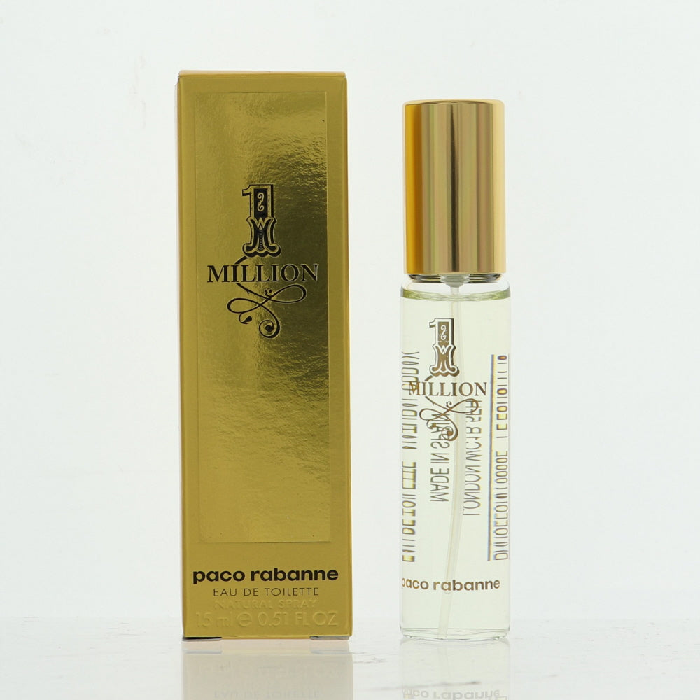 Paco Rabanne 1 Million by Paco Rabanne 0.51 Oz Eau De Toilette Mini for Men