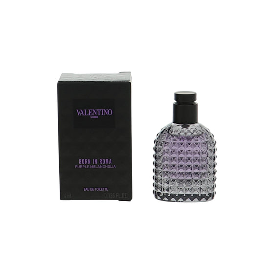Born In Roma Purple Melancholia by Valentino 0.135 Oz Eau De Toilette Splash Mini for Men