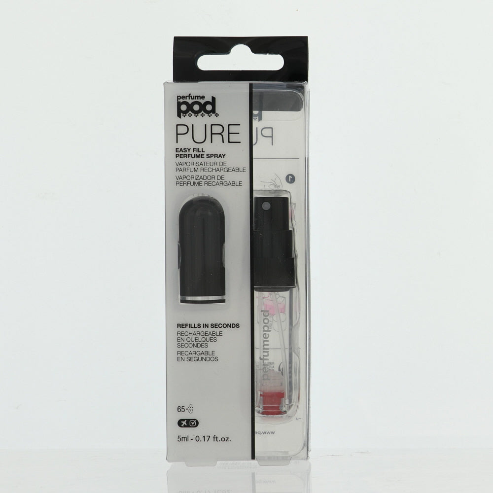 Perfume Pod Pure Black By Travalo Fragrance 0.17 Oz Refillable Spray For Unisex - Box