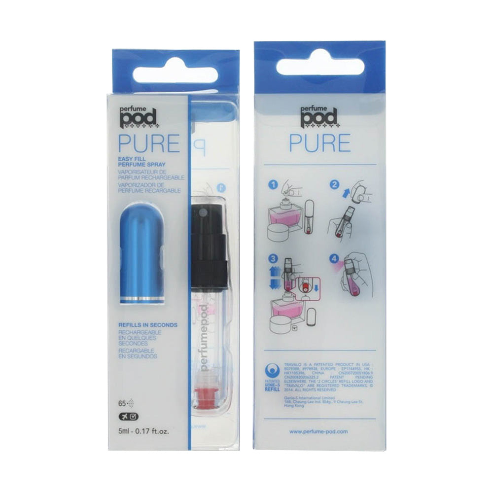 Perfume Pod Pure Blue by Travalo 0.17 Oz for Unisex