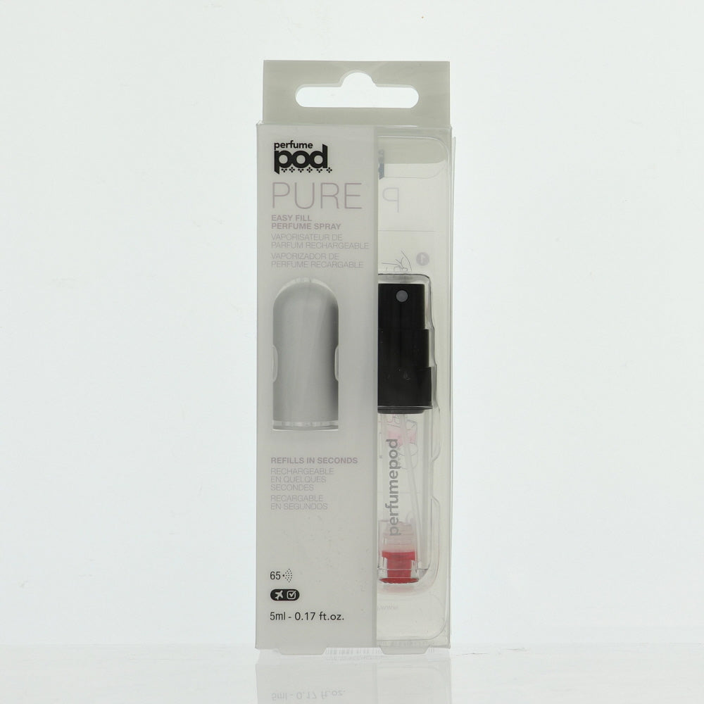 Perfume Pod Pure Silver By Travalo Fragrance 0.17 Oz Refillable Spray For Unisex - Box
