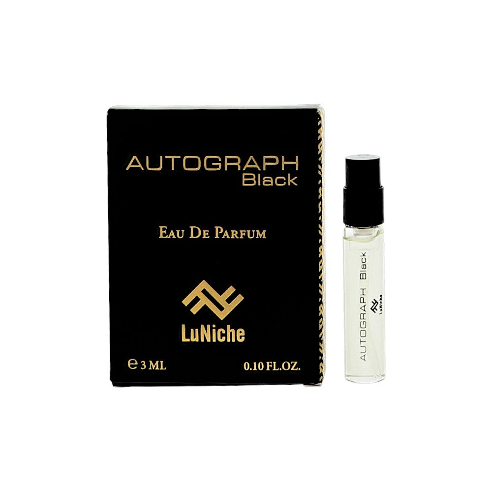Autograph Black by Luniche 0.1 Oz Eau De Parfum Vial for Men