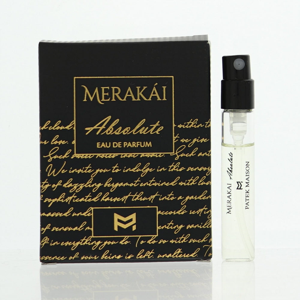 Merakai Absolute By Patek Maison Cologne 0.10 Oz Eau De Parfum Spray For Men - Vial