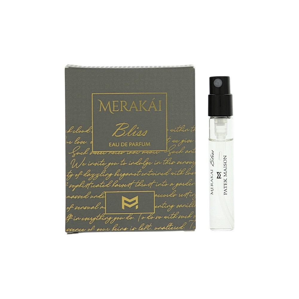 Merakai Bliss by Patek Maison 0.10 Oz Eau De Parfum Vial for Men