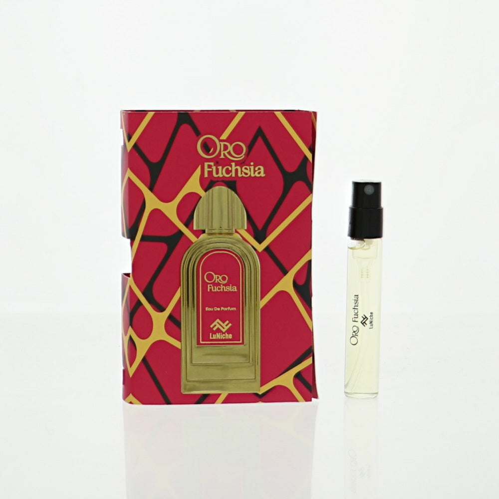 Oro Fuchsia by Luniche 0.1 Oz Eau De Parfum Vial for Women