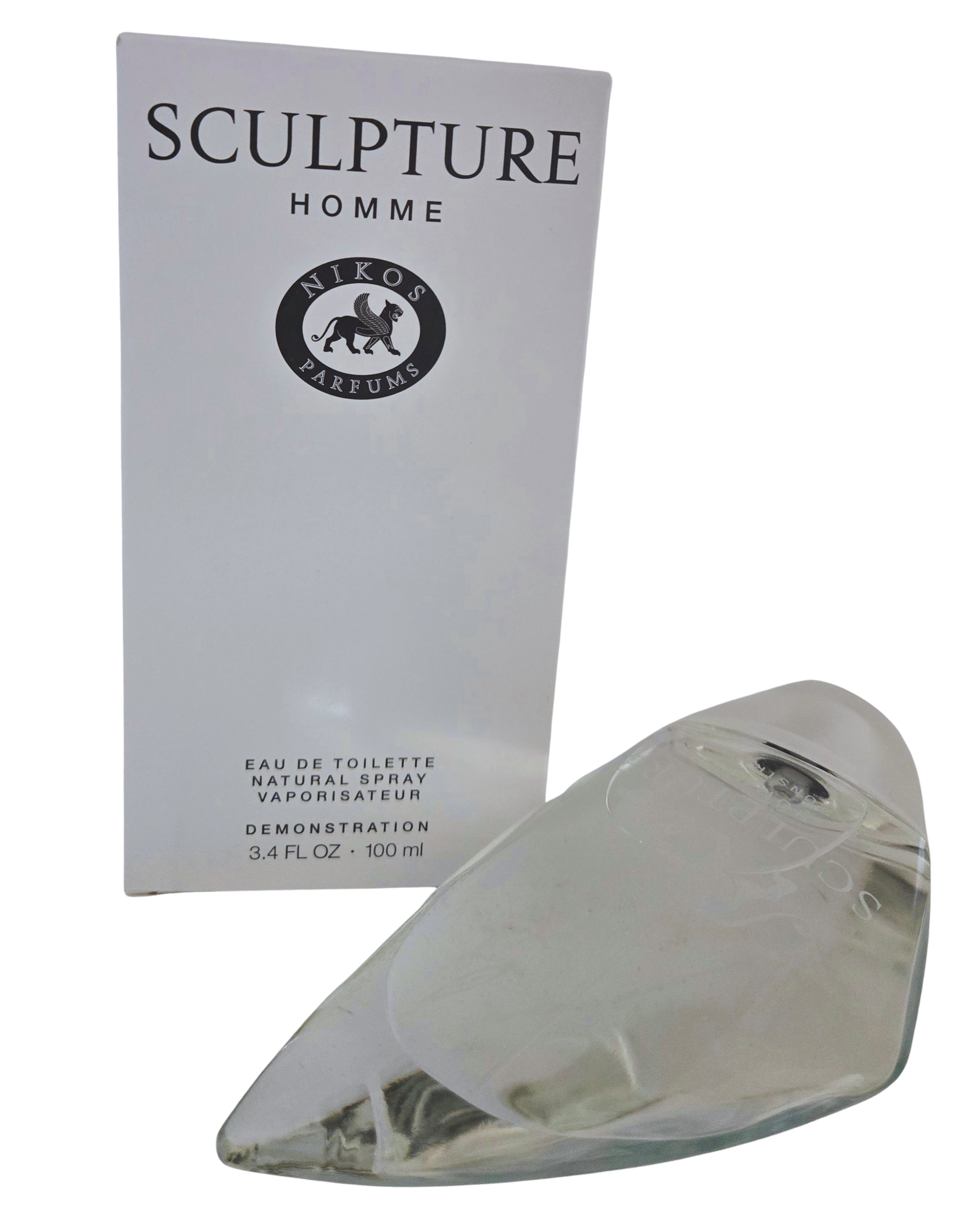 Cologne Nikos Sculpture 3.4 Oz  EDT Spray TESTER for Men