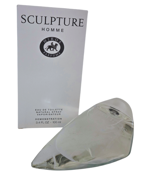 Cologne Nikos Sculpture 3.4 Oz  EDT Spray TESTER for Men