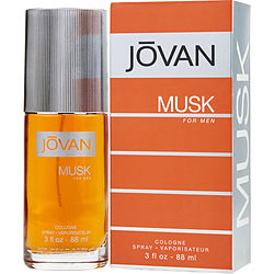 Musk by Jovan 3.0 Oz Eau De Cologne Spray for Men