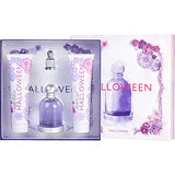 Halloween 4 Pc Set Eau De Toilette Spray 3.4, B/L 5.0, S/G 5.0, Mini 0.15 Oz by Jesus Del Pozo for Women
