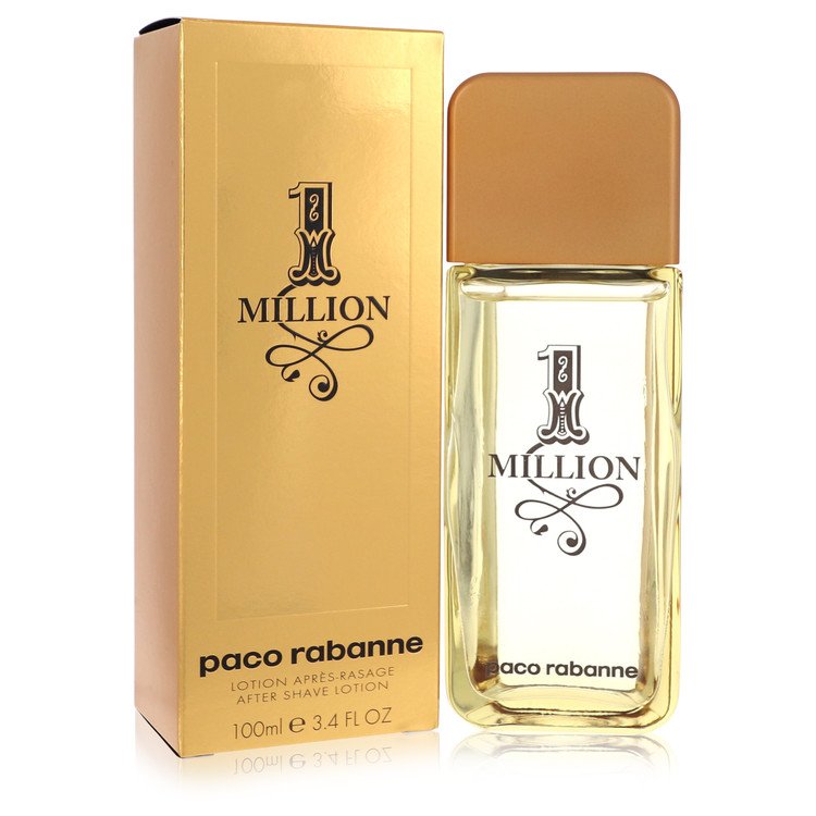 Paco Rabanne One Million 3.4 Oz After Shave Glass Bottle for Men