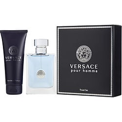 Versace Pour Homme 2Pc Set 3.4 Oz Eau De Toilette Spray / 3.4 Oz Sgel for Men