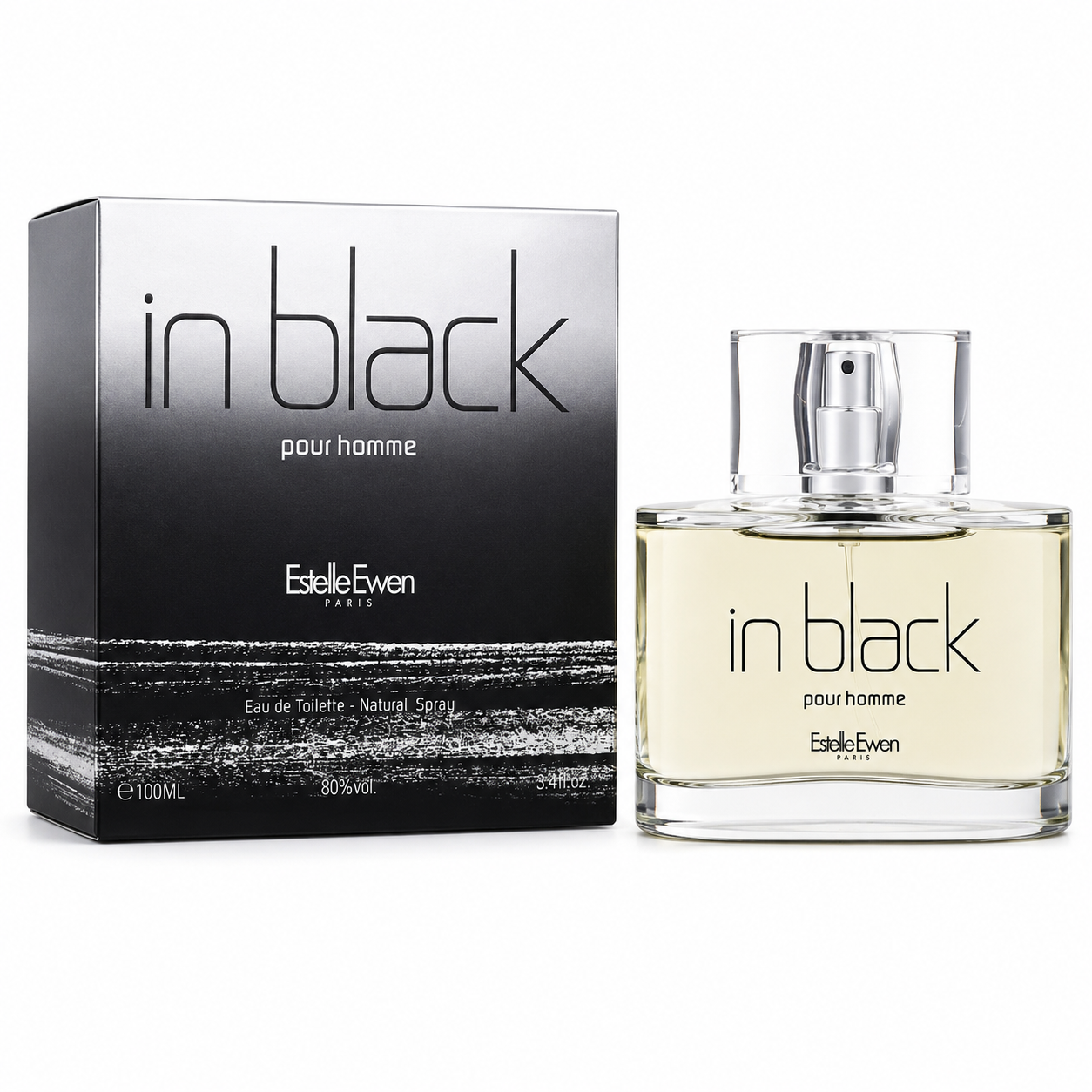 In Black by Estelle Ewen 3.4 Oz Eau De Toilette Spray for Men