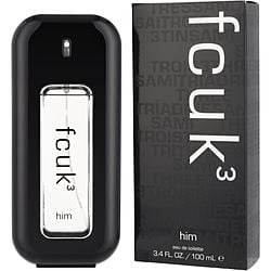 Fcuk 3 Him by French Connection 3.4 Oz Eau De Toilette Spray for Men
