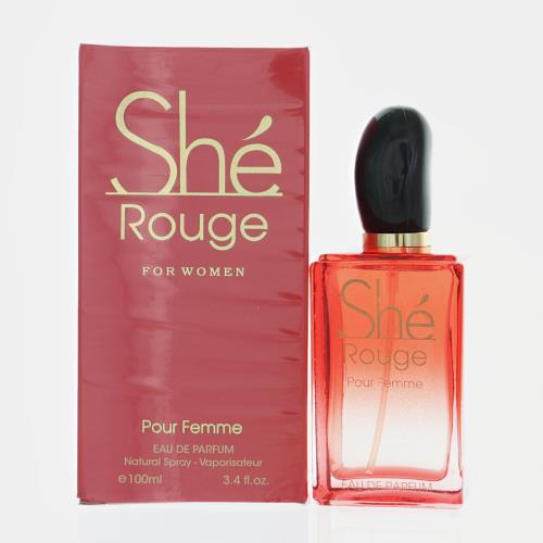 She Rouge for Women by Fragrance Couture 3.4 Oz Eau De Parfum for Women