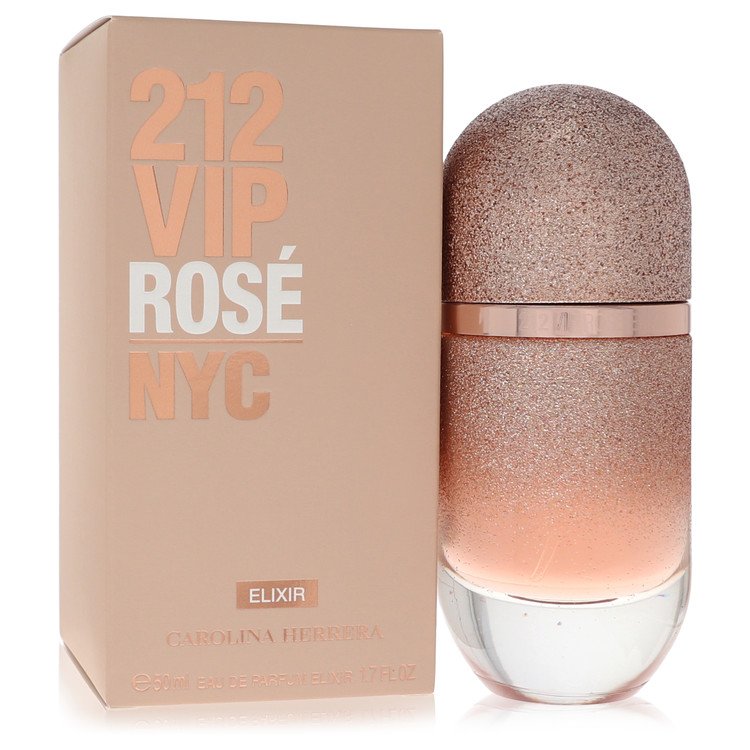 212 Vip Rose Elixir by Carolina Herrera 1.7 Oz Eau De Parfum Spray for Women