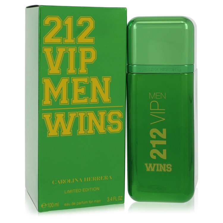 212 Vip Wins By Carolina Herrera Eau De Parfum Spray (Limited Edition) 3.4 Oz / 100 Ml for Men