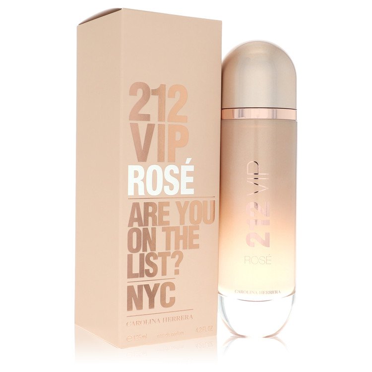 212 Vip Rose By Carolina Herrera Perfume 4.2 Oz Eau De Parfum Spray For Women - Box