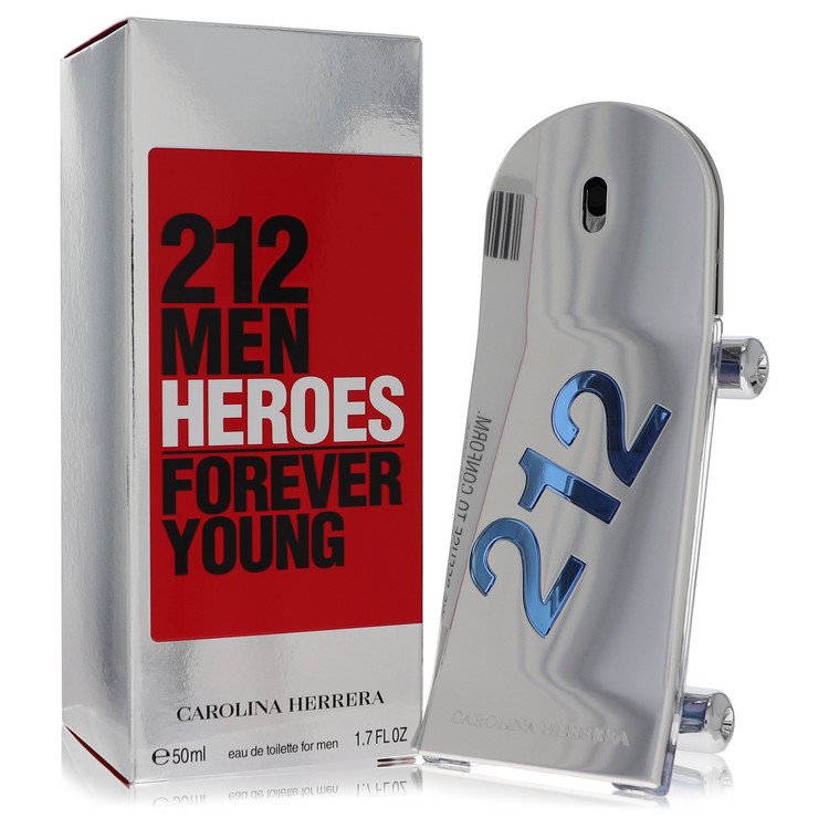 212 Heroes Forever Young By Carolina Herrera Cologne 1.7 Oz Eau De Toilette Spray For Men - Box