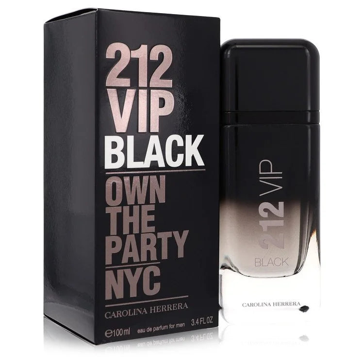212 Vip Black by Carolina Herrra 3.4 oz Eau De Parfum Spray for Men
