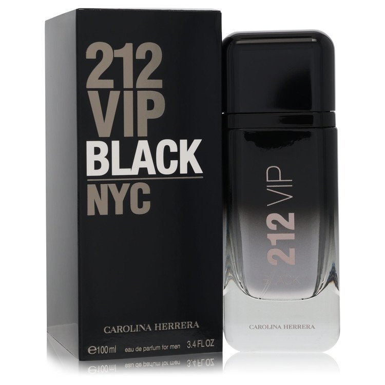 212 Vip Black by Carolina Herrera by Carolina Herrera 3.4 Oz Oz Eau De Parfum Spray 3.4 Oz for Men