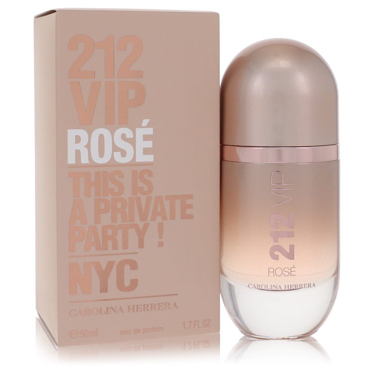 212 Vip Rose By Carolina Herrera Perfume 1.7 Oz Eau De Parfum Spray For Women - Box