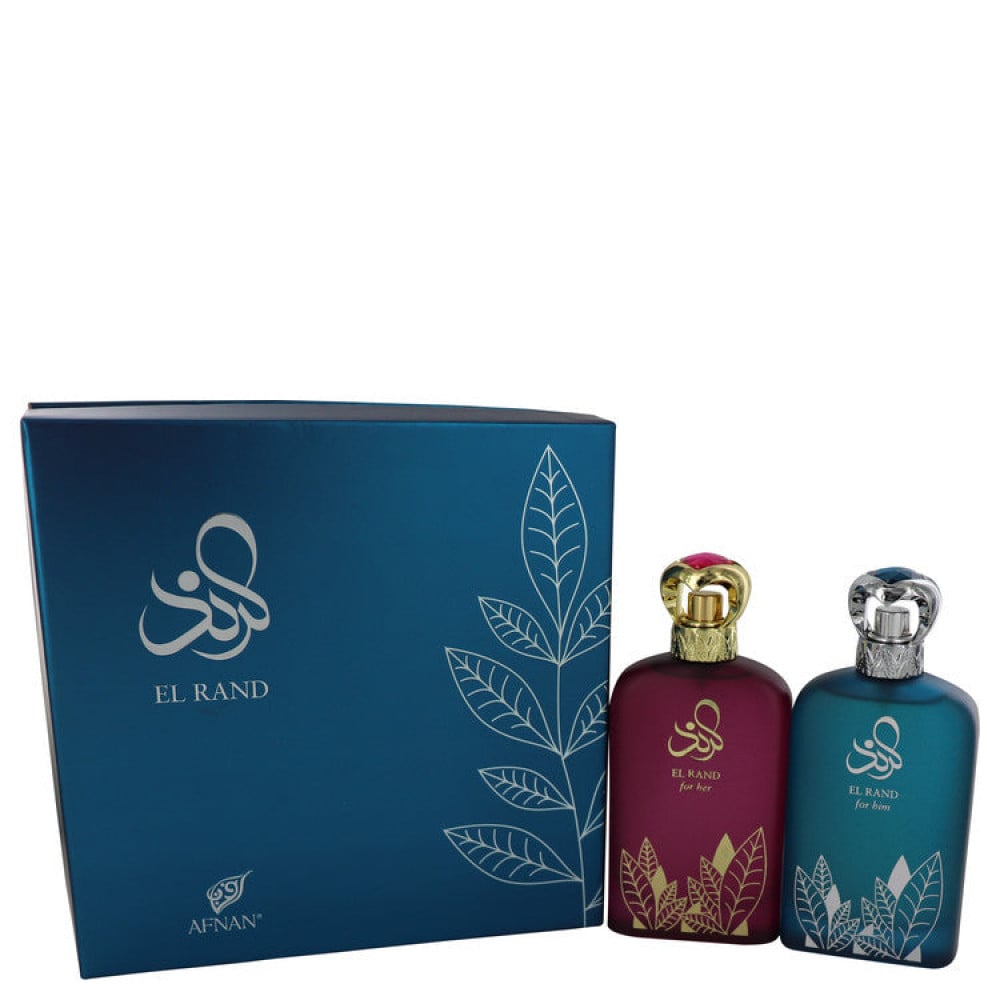 Afnan El Rand Couples 2Pcset M 3.4 Oz Eau De Parfum Spray / L 3.4 Oz Eau De Parfum Spray .. By Afnan El For Unisex