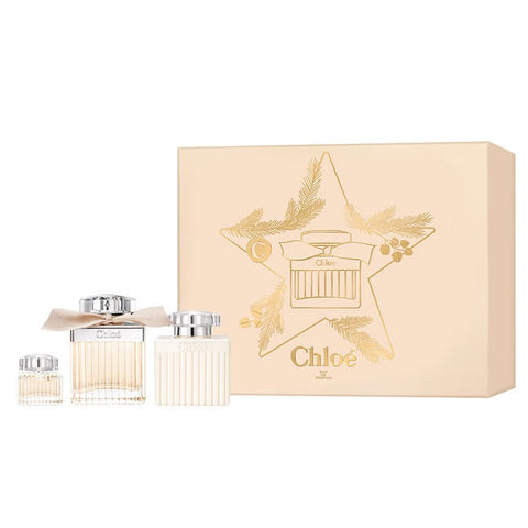 Perfume Chloe By Chloe 3Pcset 2.5 Oz  EDP Spray / 3.4 Oz Bl / 5Ml  Mini for Women