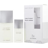 Travel by Issey Miyake 4.2 Oz Eau De Toilette Spray for Men 2 Pc Set