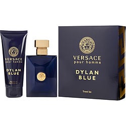 Dylan Blue by Versace Gift Set 2 Pcs (travel Set) for Men