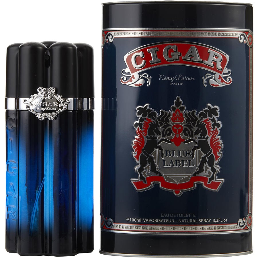 Cigar Blue Label M 3.4 Oz Eau De Toilette Spray Unboxed By Remy Latour For Men