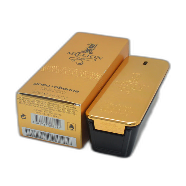 1 Million by Paco Rabanne 3.4 Oz Eau De Toilette Spray for Men