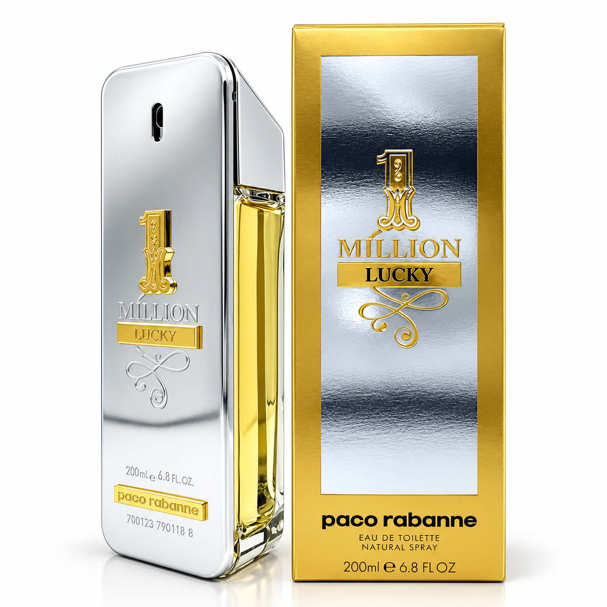 Paco Rabanne 1 Million Lucky by Paco Rabanne 6.8 Oz Eau De Toilette Spray In Box for Men