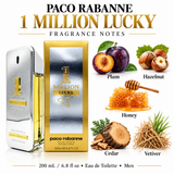 Paco Rabanne 1 Million Lucky by Paco Rabanne 6.8 Oz Eau De Toilette Spray In Box for Men