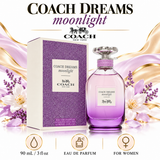 Dreams Moonlight by Coach 3.0 Oz Eau De Parfum Spray In Box for Women
