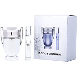 Invictus 3.4 / Picture Box by Paco Rabanne 20 Ml Eau De Toilette Spray for Men 2 Pc Set