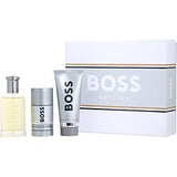 Bottled # 6 3.3, Sg 3.4, Deo by Hugo Boss 3.6 Oz Eau De Toilette Spray for Men 3 Pc Set