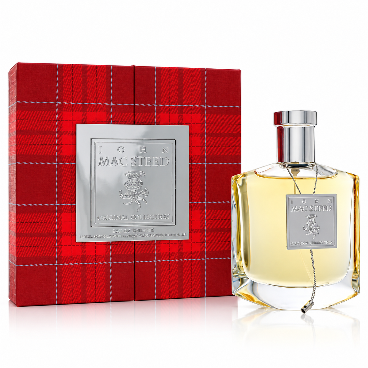 John Mac Steed Red by John Mac Steed 3.4 Oz Eau De Toilette Spray for Men
