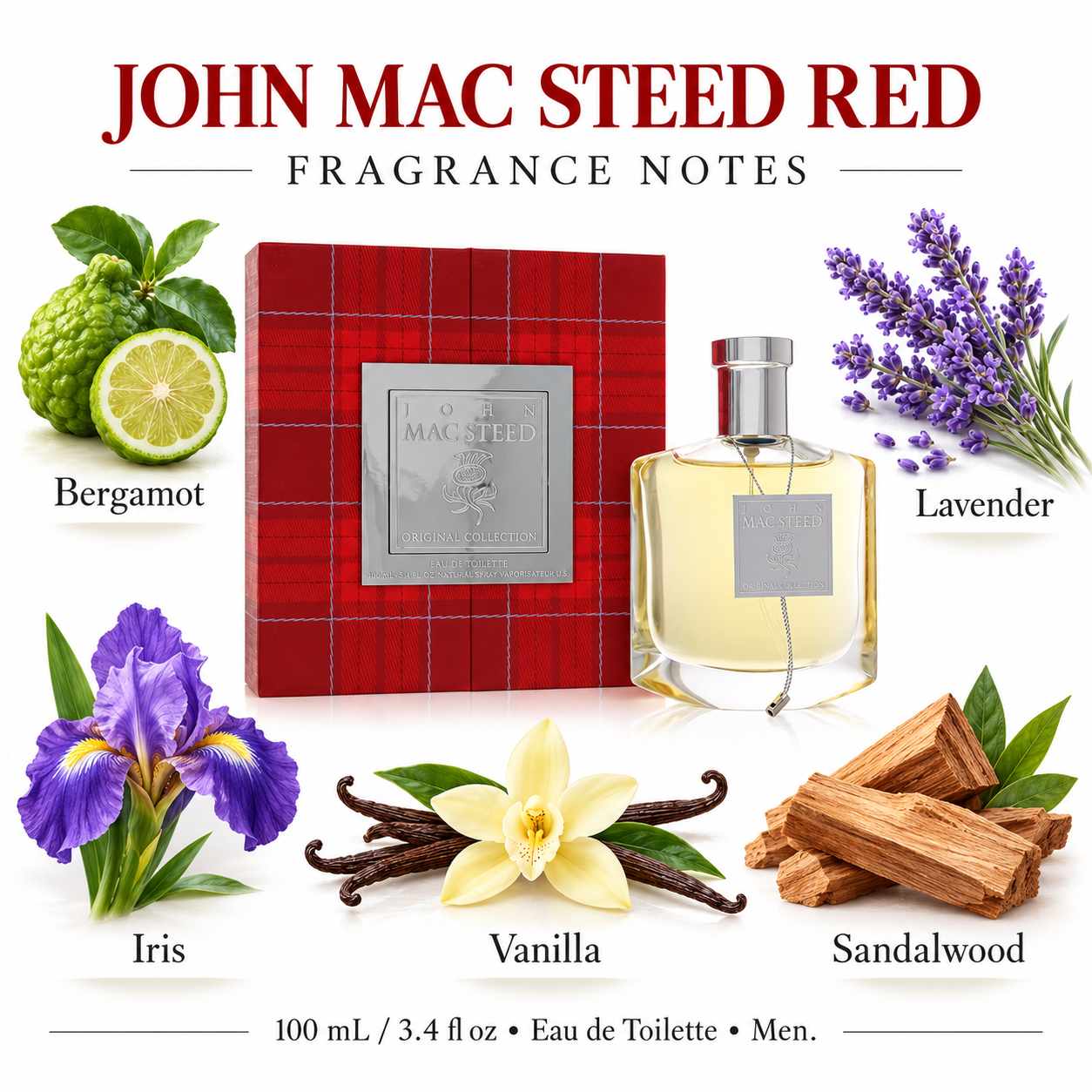 John Mac Steed Red 100 mL main product image