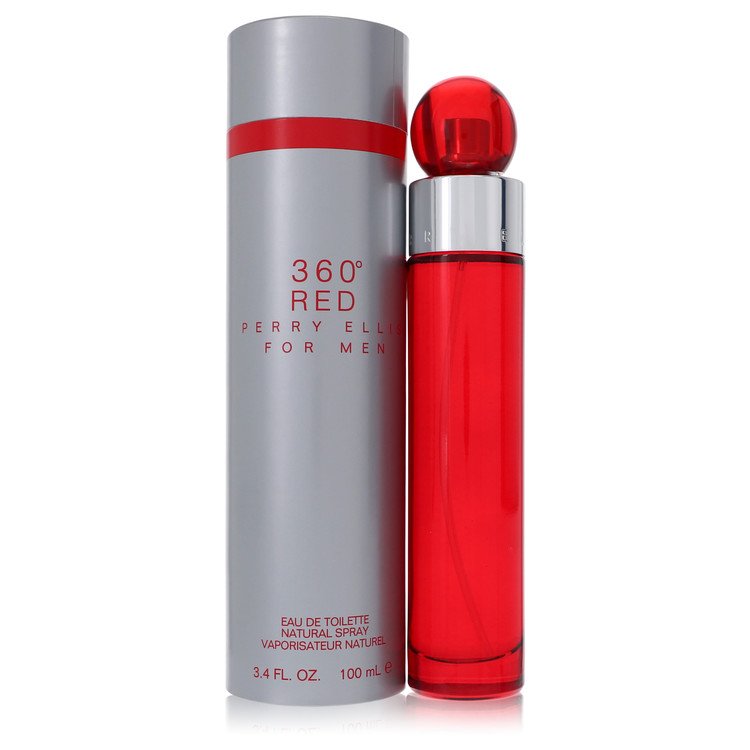 Perry Ellis 360 Red by Perry Ellis 3.4 Oz Eau De Toilette Spray for Men