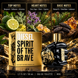 Diesel Spirit Of The Brave by Diesel 1.7 Oz Eau De Toilette Spray for Men
