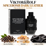 Viktor Rolf Spicebomb Dark Leather EDP Spray 1.7 Oz Cologne by Viktor & Rolf for Men