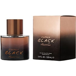 Copper Black by Kenneth Cole 3.4 Oz Eau De Toilette Spray for Men