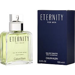 Eternity by Calvin Klein 3.4 Oz Eau De Toilette Spray for Men